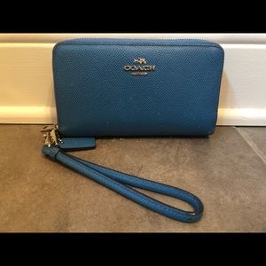 Blue Coach wallet